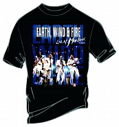 Футболка  «Earth, Wind & Fire»(Земля, Ветер, Огонь) цвет черный (XL)