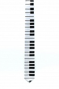 Галстук узкий КЛАВИШИ  (клавиши широкие , иск.шёлк )